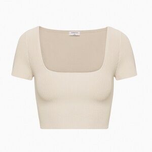 ✨SOLD✨Babaton Sculpt Knit Squareneck Top